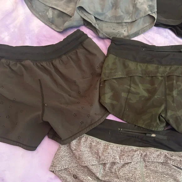 Lululemon Speed up Shorts - size 4 & 6 camo grey black - Picture 5 of 8